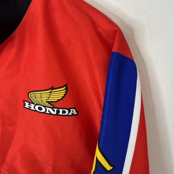 Forever 21 Vintage Inspired Honda 500 Windbreaker Racing Jacket Men 3XL - Picture 2 of 7